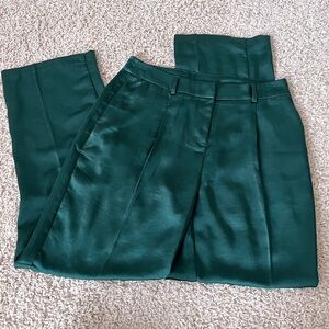 ONLY WORN ONCE // Elegant Green Women's Pants